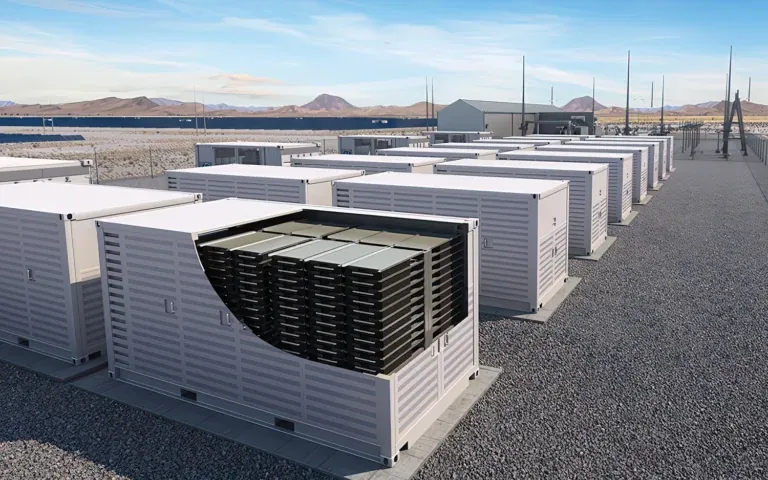 Containerized Energy Storage with Battery Modules
